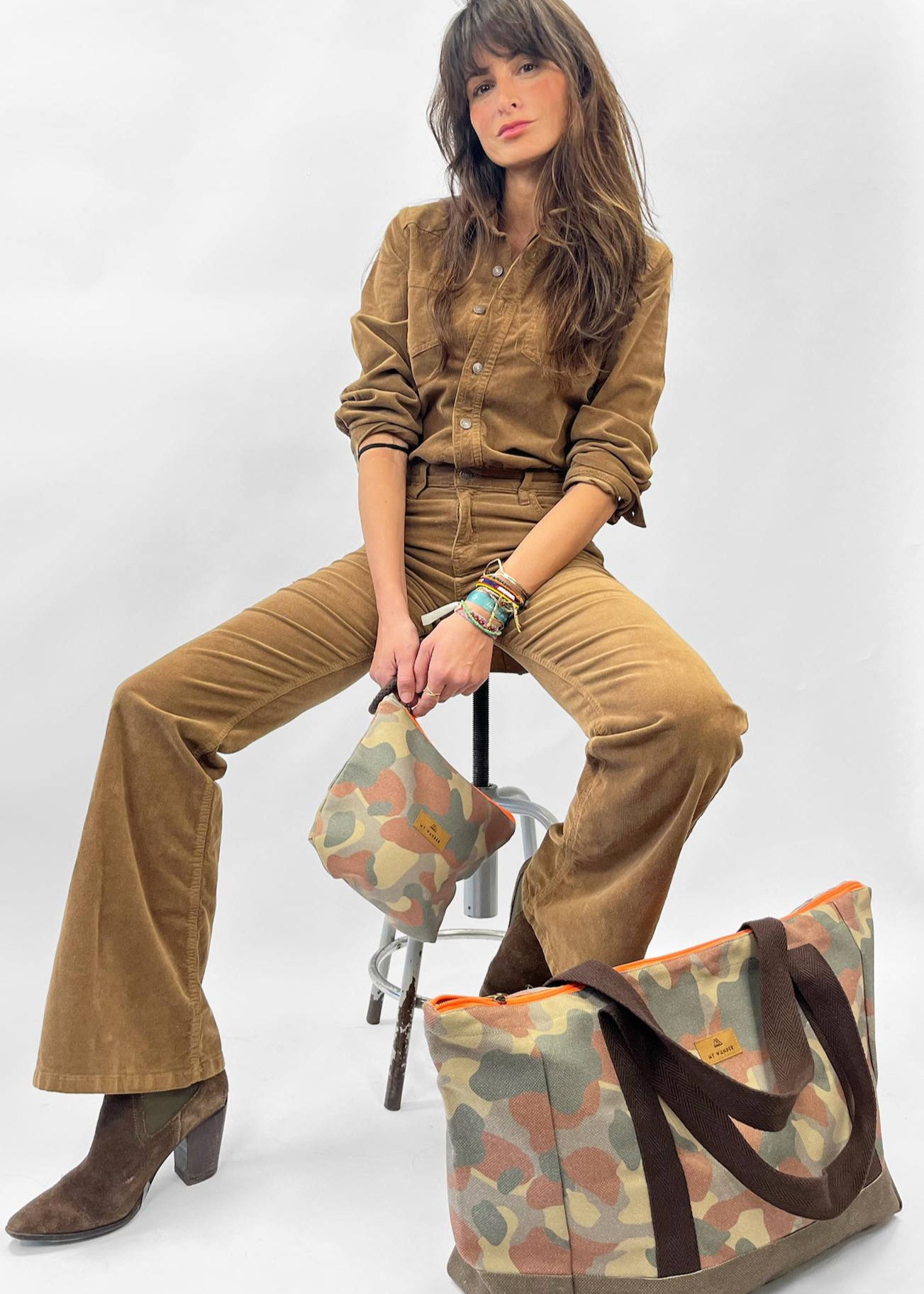 Camo Maxi Bolso Grande Viaje