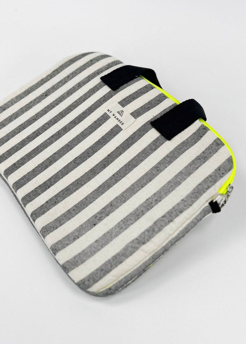 <tc>Grey Stripes</tc> Laptop Sleeve