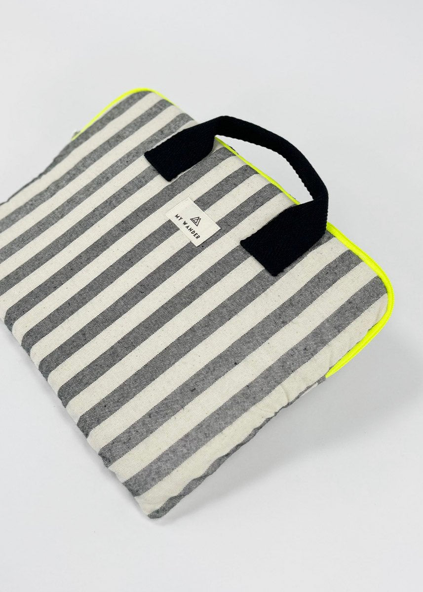 <tc>Grey Stripes</tc> Laptop Sleeve