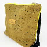 Drop portefeuille d'olive Defer / Fluor Zip