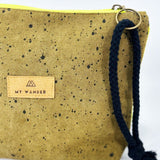 Drop portefeuille d'olive Defer / Fluor Zip