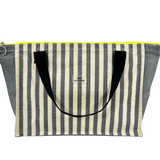 Grey Stripes Bolso de Viaje Mediano
