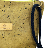 Drops Olive neceser/ Cartera cremallera fluor