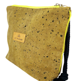 Drops Olive neceser/ Cartera cremallera fluor