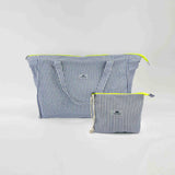 Pack Navy Stripes Soft MAXI +Neceser