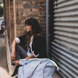 Navy Stripes Soft Maxi