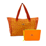 Pack Arizona Bolso de Viaje Grande Maxi + Bolso de Mano Neopreno Naranja Flúor