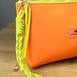 Charm llavero para bolso amarillo fluor