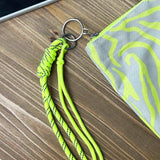 Charm llavero para bolso amarillo fluor