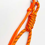 Charm llavero para bolso naranja fluor