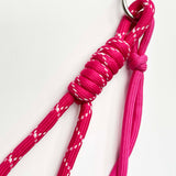 Charm llavero para bolso rosa