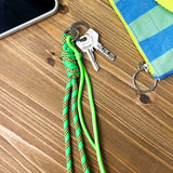 Charm llavero para bolso verde fluor