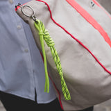 Charm llavero para bolso amarillo fluor