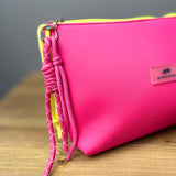 Charm llavero para bolso rosa