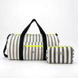 Pack Grey Stripes bolsa de deporte y viaje + Neceser XS