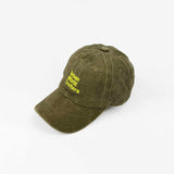 Gorra lavada verde kaki