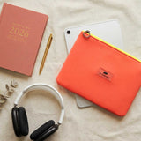 Coral Neoprene Ipad Case