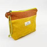 Bolsa Shopper <tc>Pack</tc> de Linho Mostarda + <tc>Nécessaire</tc>