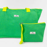 Medium Fluorine Green Drops <tc>Pack</tc> + <tc>Toiletry Bag</tc>