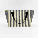 Grey Stripes Bolso de Viaje Mediano