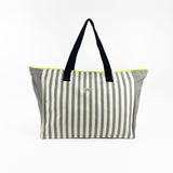 Grey Stripes Bolso de Viaje Mediano