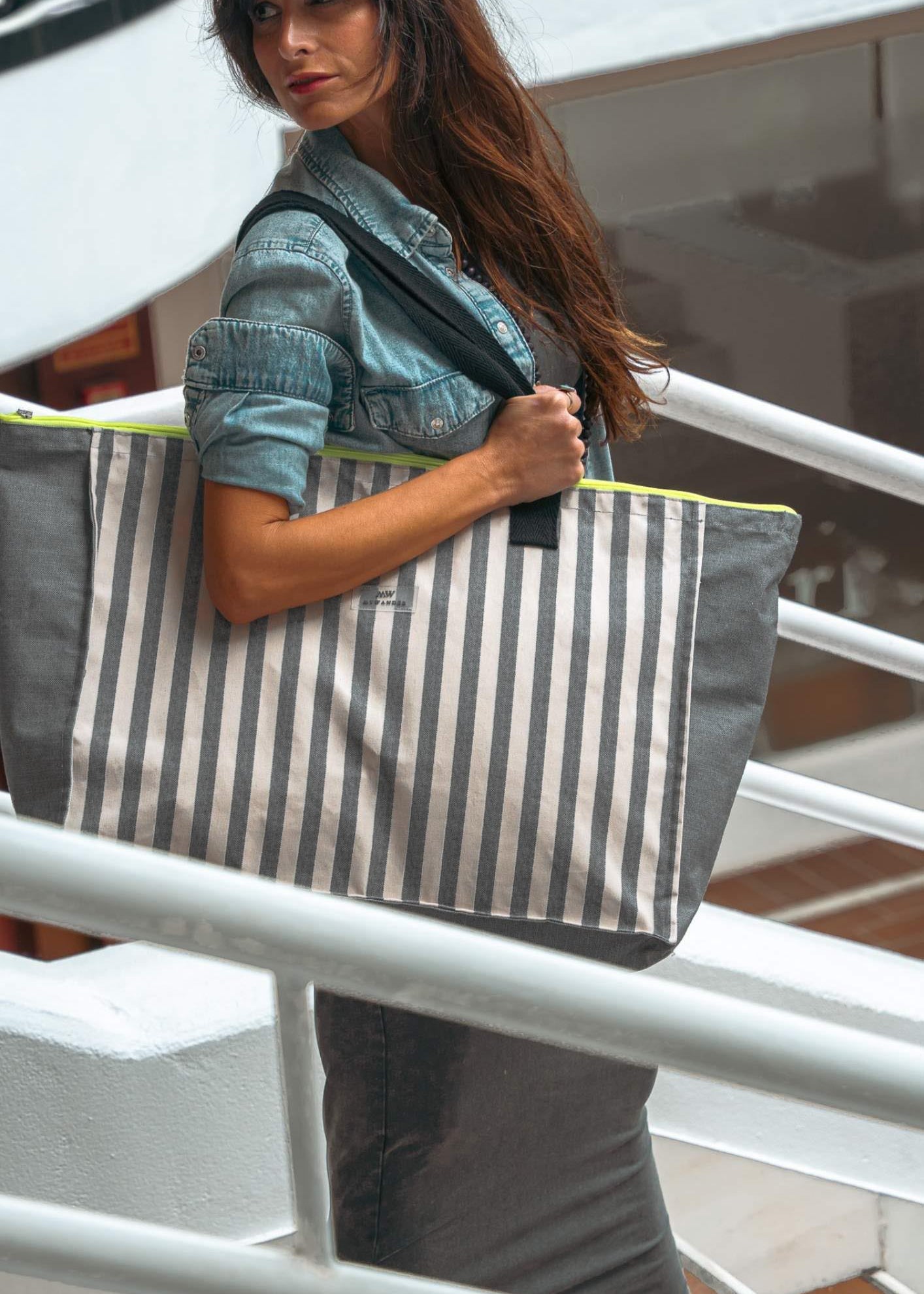 Bolso Grande Hacer Bolsa De Tela Con Cremallera Compre Bolsas De