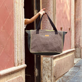 Drops Gray Medium Travel Bag