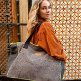 Drops Gray Medium Travel Bag