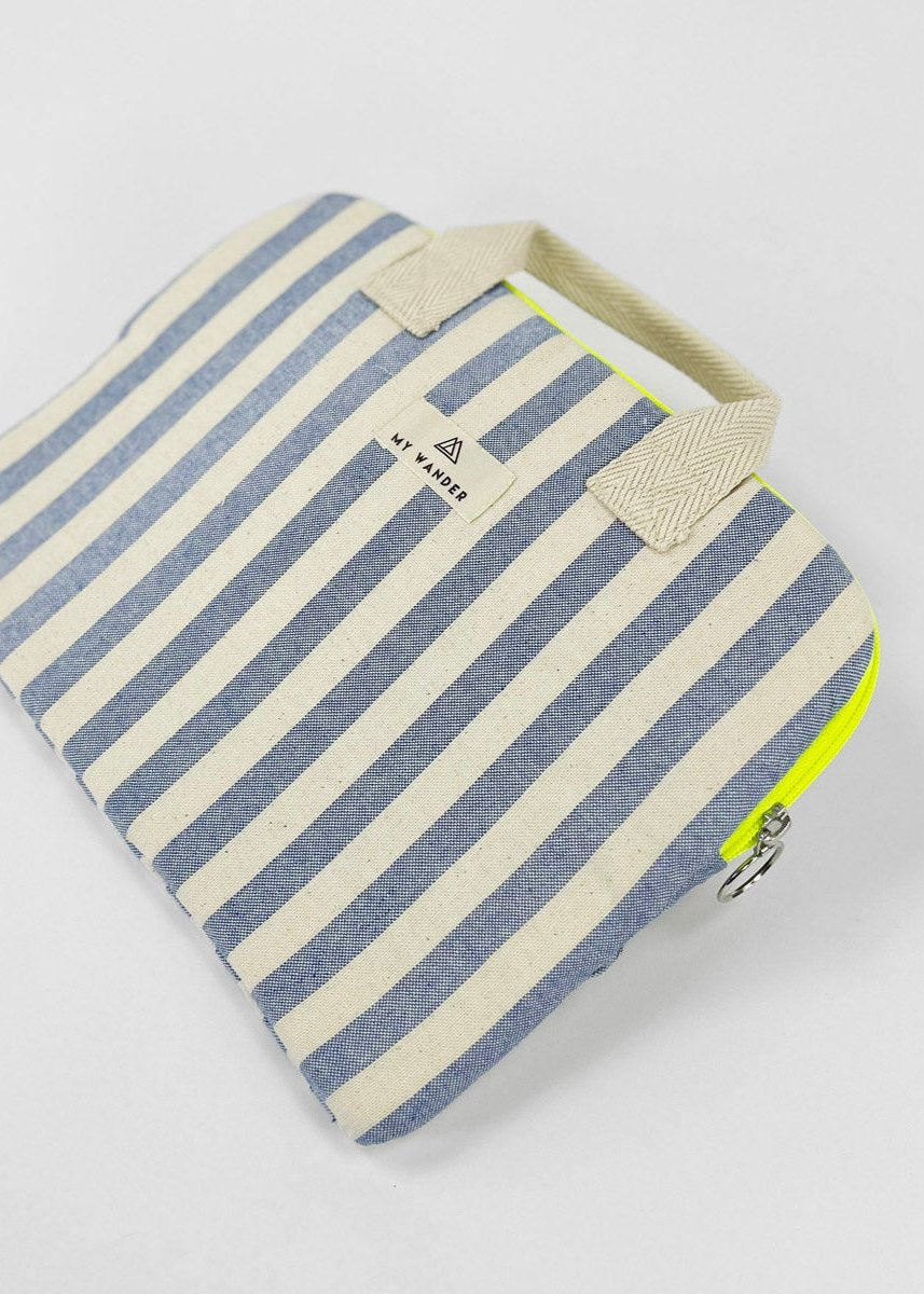 Navy Stripes tragbare Abdeckung