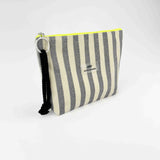 Gray Stripes <tc>Toiletry Bag</tc> Woman