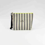 Gray Stripes <tc>Toiletry Bag</tc> Woman