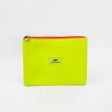 Capa para Ipad em neoprene amarelo fluorescente