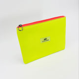 Capa para Ipad em neoprene amarelo fluorescente