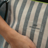 Gray Stripes <tc>Toiletry Bag</tc> Woman