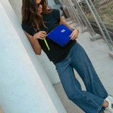 Bolso de mano Neopreno Azulón