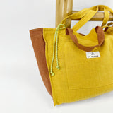 Mustard Linen <tc>Pack</tc> Shopper Bag + <tc>Toiletry Bag</tc>