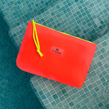 Bolso de mano Neopreno Coral Flúor