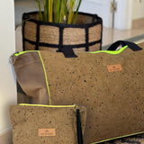 Pack Drops Olive Bolso de viaje mediano + neceser