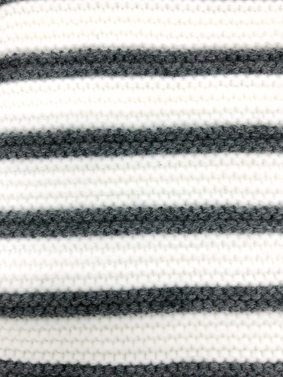 Saco de Bebe Conejito Rayas Gris